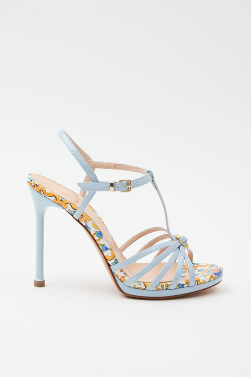 Albano Sandalo Celeste/capri Donna