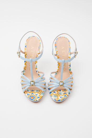 Albano Sandalo Celeste/capri Donna - 4