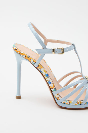 Albano Sandalo Celeste/capri Donna - 6