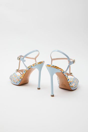 Albano Sandalo Celeste/capri Donna - 7