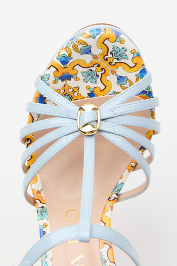 Albano Sandalo Celeste/capri Donna - 8