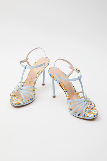 Albano Sandalo Celeste/capri Donna - 9
