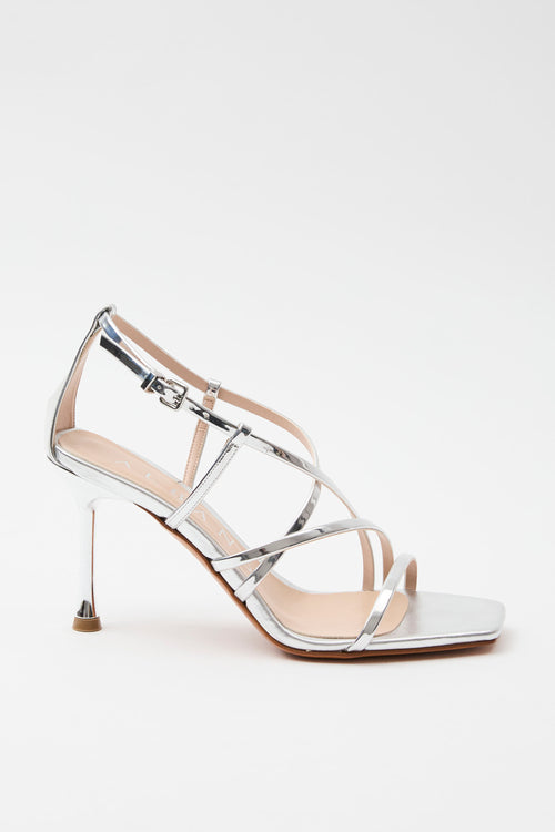 Albano Sandalo Argento Donna