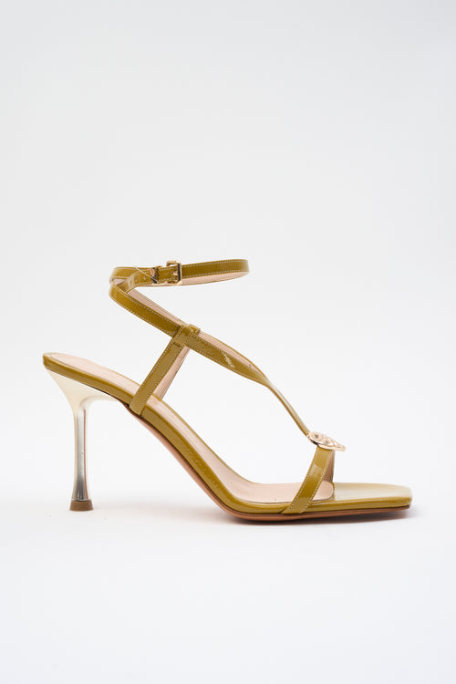 Albano Sandalo Oliva/acc.platino Donna - 2