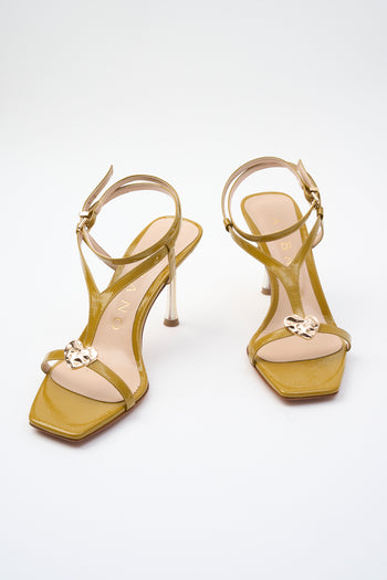 Albano Sandalo Oliva/acc.platino Donna - 5