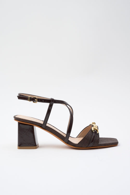 Albano Sandalo Moro/acc. Platino Donna