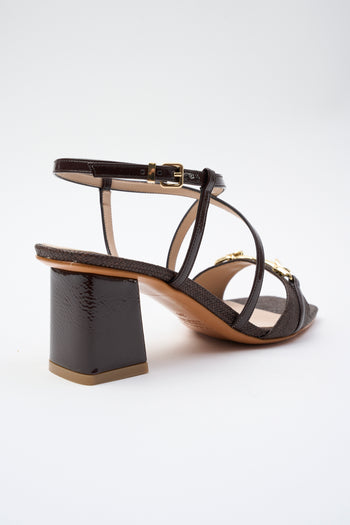 Albano Sandalo Moro/acc. Platino Donna - 5