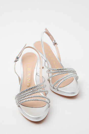 Albano Sandalo Argento Donna - 7