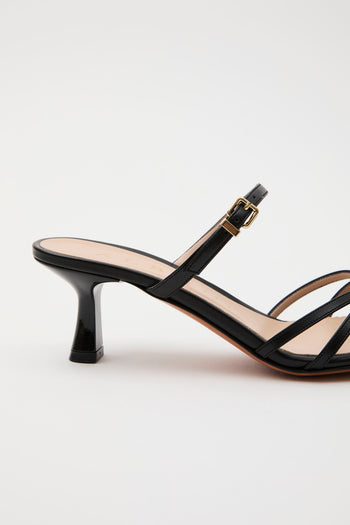 Albano Sandalo Nero/acc.oro Donna - 4