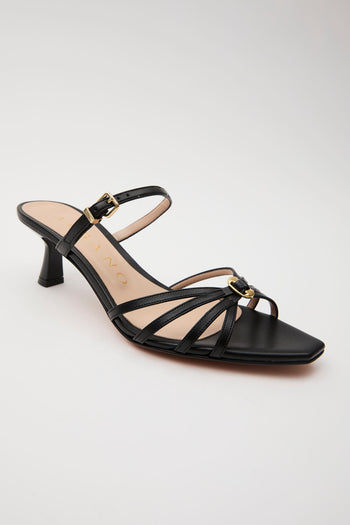 Albano Sandalo Nero/acc.oro Donna - 5