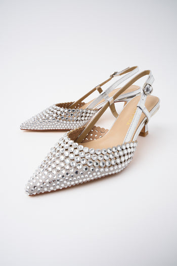 Alma En Pena X Tre Emme Slingback Silver Donna - 6