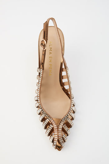 Alma En Pena X Tre Emme Slingback Bronze Donna - 8