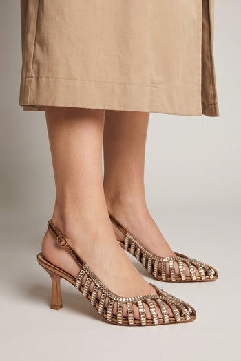 Alma En Pena X Tre Emme Slingback Bronze Donna - 10