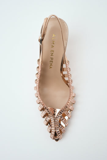 Alma En Pena X Tre Emme Slingback Rose Donna - 4
