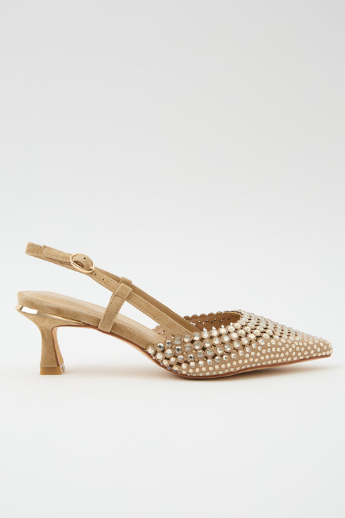 Alma En Pena X Tre Emme Slingback Sand Donna