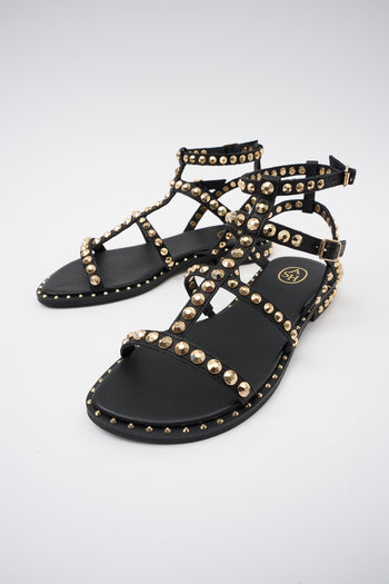 Ash Sandalo Black/gold Donna - 6