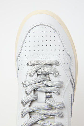 Autry Sneaker White/silver Donna - 4