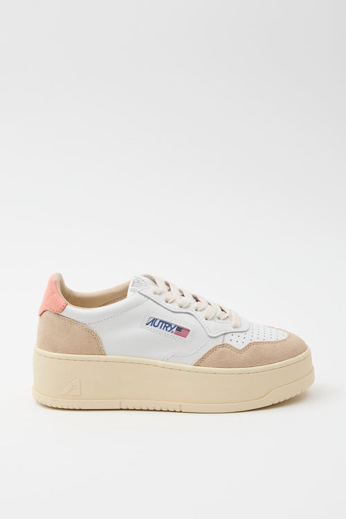 Autry Sneaker White/peach Donna