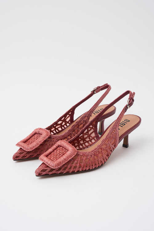 Bibi Lou X Tre Emme Slingback Burgundy Donna - 2