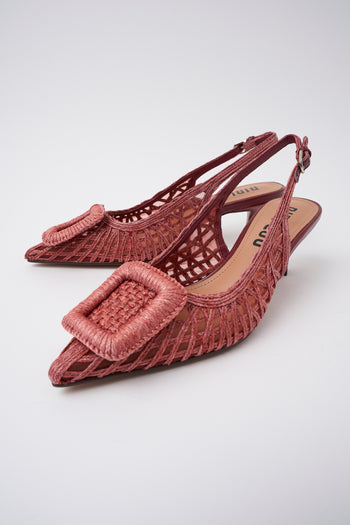 Bibi Lou X Tre Emme Slingback Burgundy Donna - 6