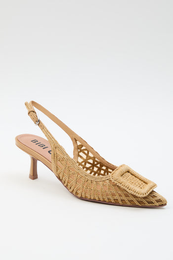 Bibi Lou X Tre Emme Slingback Natural Donna - 4