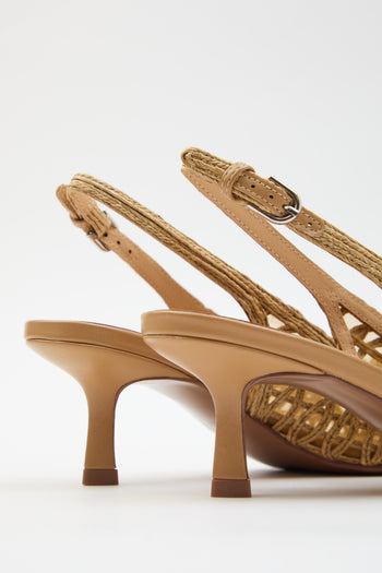 Bibi Lou X Tre Emme Slingback Natural Donna - 6
