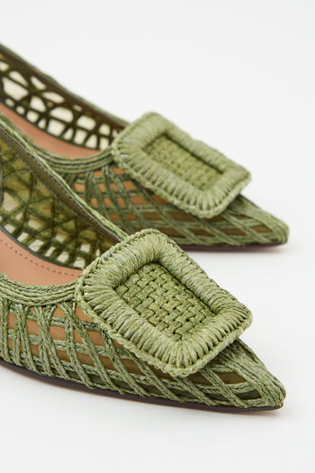 Bibi Lou X Tre Emme Slingback Verde Kaki Donna - 3