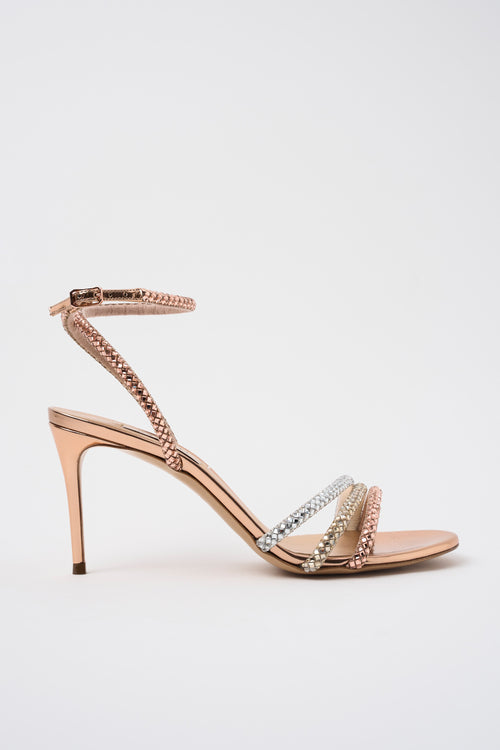 Casadei Sandalo Oro Rosa Donna