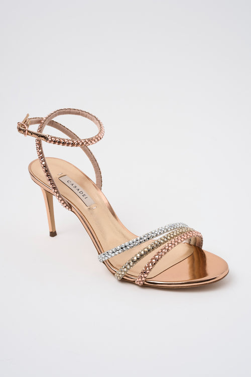 Casadei Sandalo Oro Rosa Donna - 2