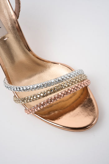 Casadei Sandalo Oro Rosa Donna - 3