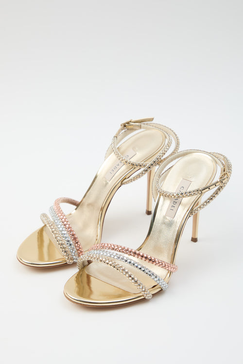 Casadei Sandalo Platino Donna