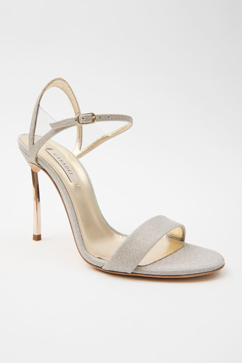 Casadei Sandalo Champagne Donna