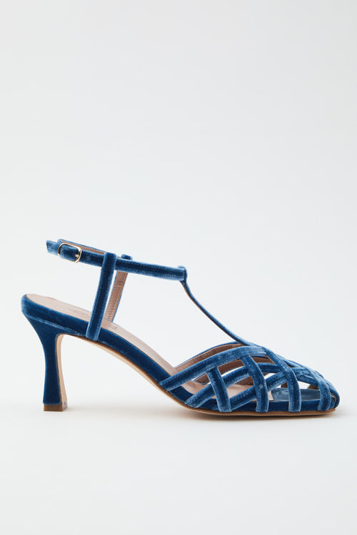 Cheville Sandalo Jeans Donna