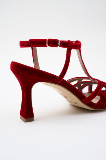 Cheville Sandalo Rosso Donna - 4