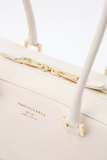 Christian Villa X Tre Emme Borsa Avorio Donna - 3