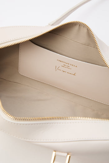 Christian Villa X Tre Emme Borsa Avorio Donna - 5