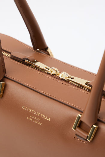 Christian Villa X Tre Emme Borsa Cuoio Donna - 3