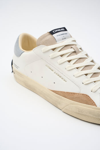 Crime London Sneaker Bianco Uomo - 4