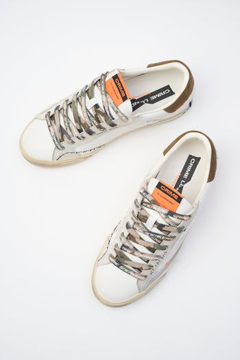 Crime London Sneaker Bianco Uomo - 3