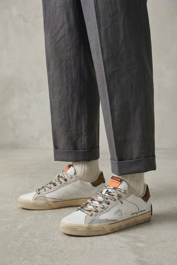 Crime London Sneaker Bianco Uomo - 10