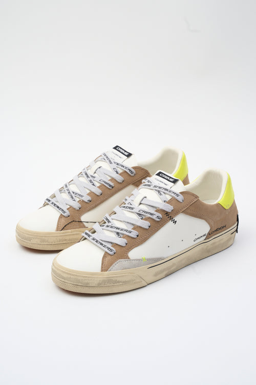 Crime London Sneaker Beige Uomo - 2