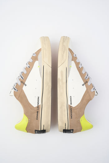 Crime London Sneaker Beige Uomo - 7