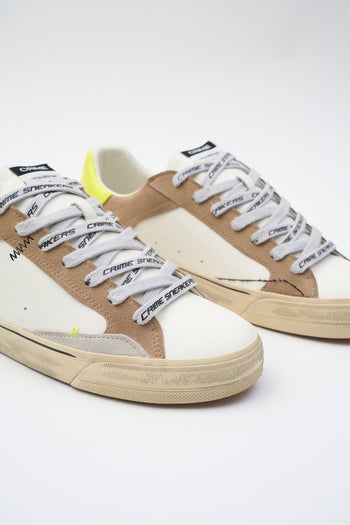 Crime London Sneaker Beige Uomo - 8