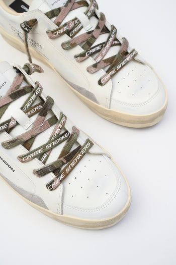 Crime London Sneaker Bianco Uomo - 4