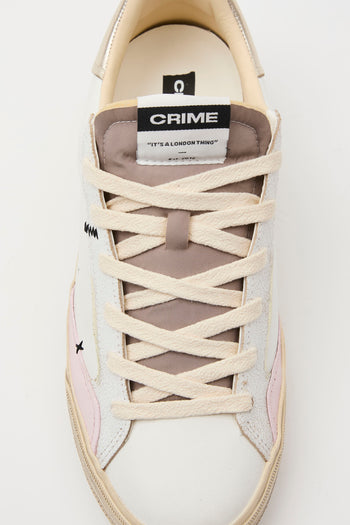 Crime London Sneaker White Donna - 4