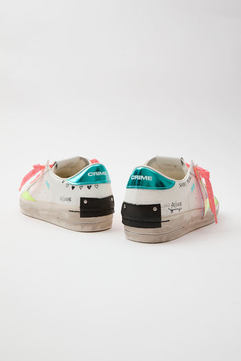 Crime London Sneaker White Donna - 6