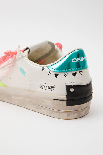 Crime London Sneaker White Donna - 7