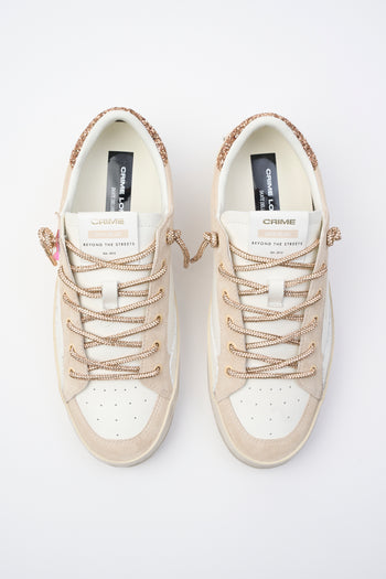 Crime London Sneaker Beige Donna - 3