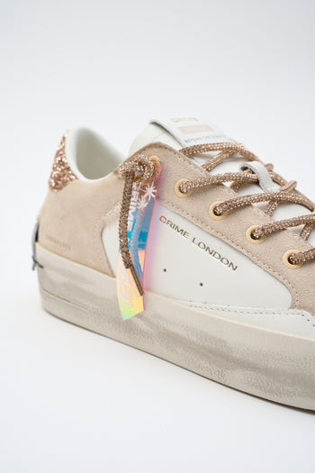 Crime London Sneaker Beige Donna - 4