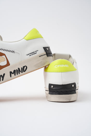 Crime London Sneaker Bianco Uomo - 6